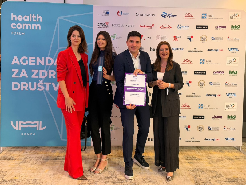 Komunikacijska nagrada za podcast Gradske ljekarne Zagreb na HealthComm Forumu